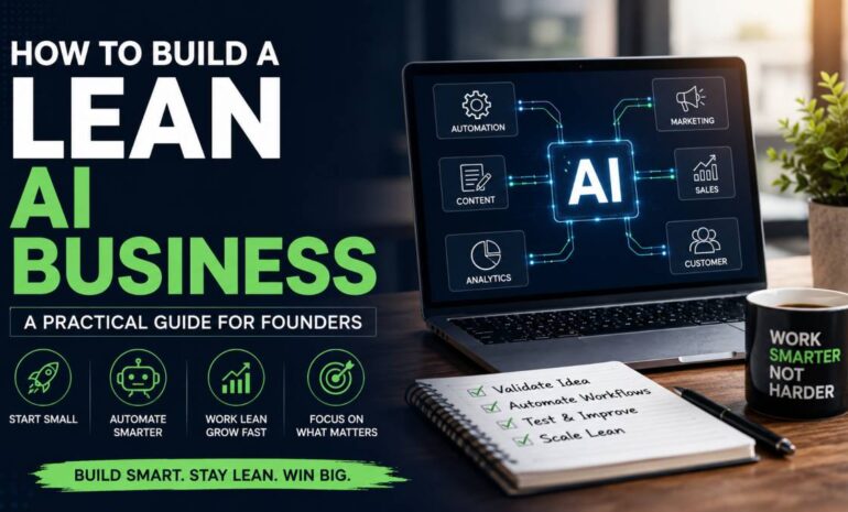 How to Build a Lean Business Using AI