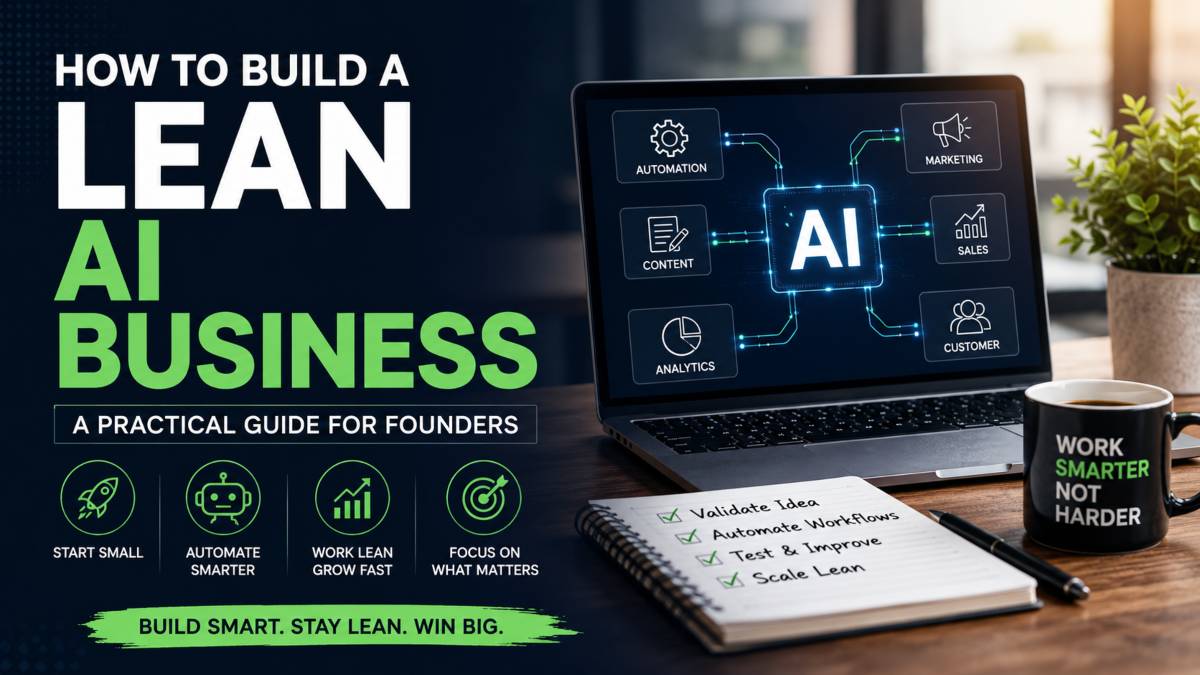 How to Build a Lean Business Using AI