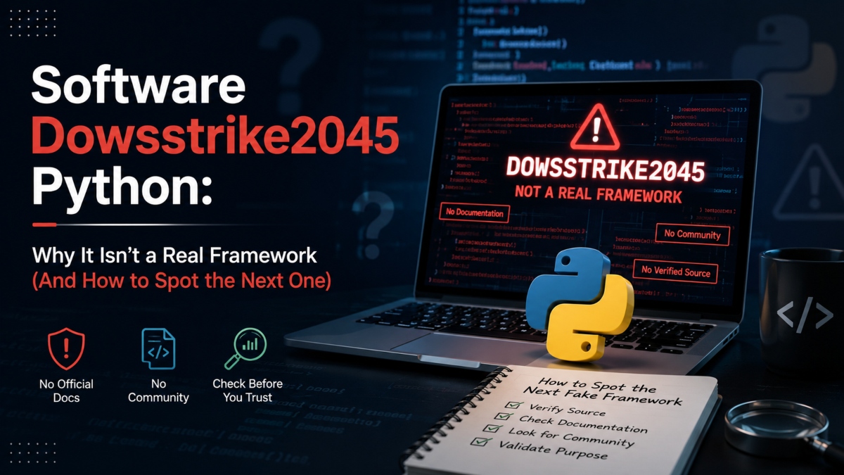 Software Dowsstrike2045 Python: Why It Isn’t a Real Framework (And How to Spot the Next One)