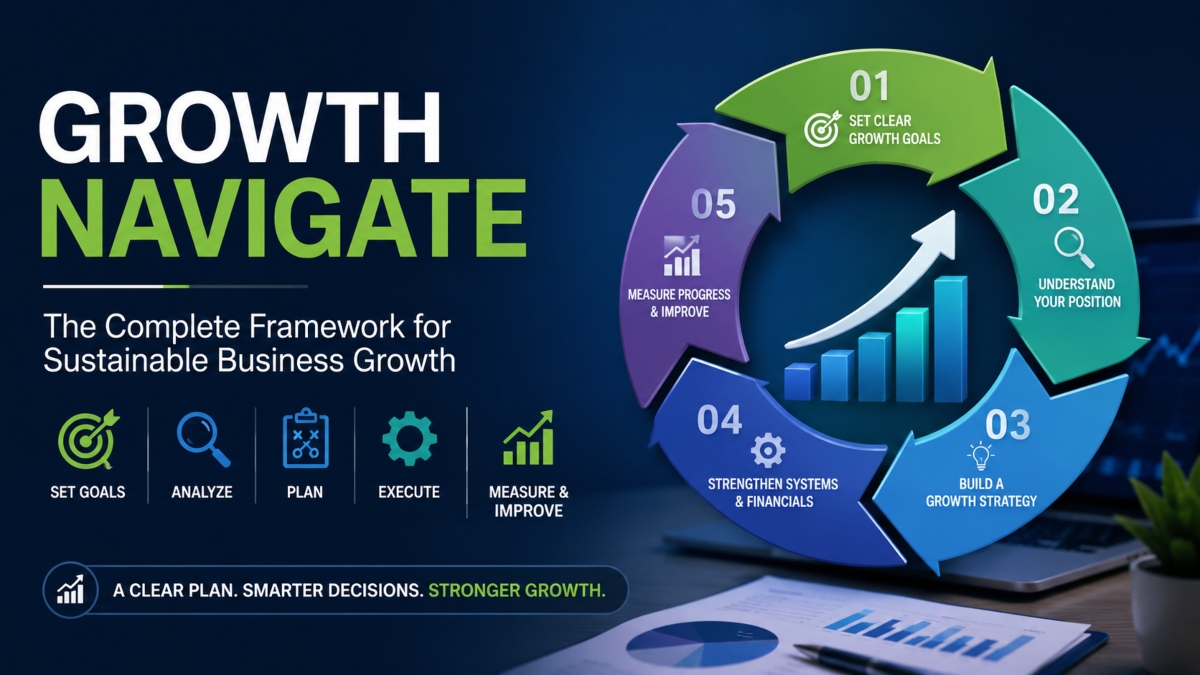 Growth Navigate: Complete Guide to Strategy, Funding, and Sustainable Business Growth